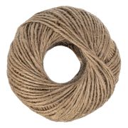 Шпагат джутовый, 1.5 мм, L 100 м, 2-ниточный, Сибртех