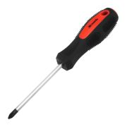 Отвертка Anti-Slip, PH2 х 100 мм, CrV, двухкомпонентная рукоятка Matrix