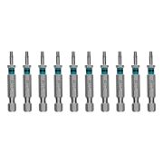 Бита Torx 10х50мм, сталь S2, шестигр., 10 шт. Gross
