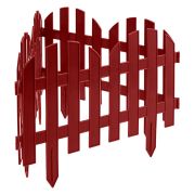 Забор декоративный «Романтика», 28 х 300 см, терракот, Palisad