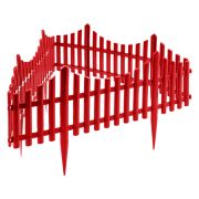 Забор декоративный «Гибкий», 24 х 300 см, коралловый, Palisad