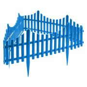 Забор декоративный «Гибкий», 24 х 300 см, голубой, Palisad